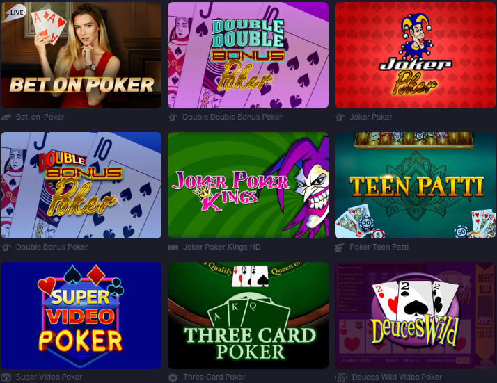 Покер варіанти гри
